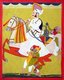 India: Ruler or prince on horseback, Marwar, Rajasthan, early 19th century